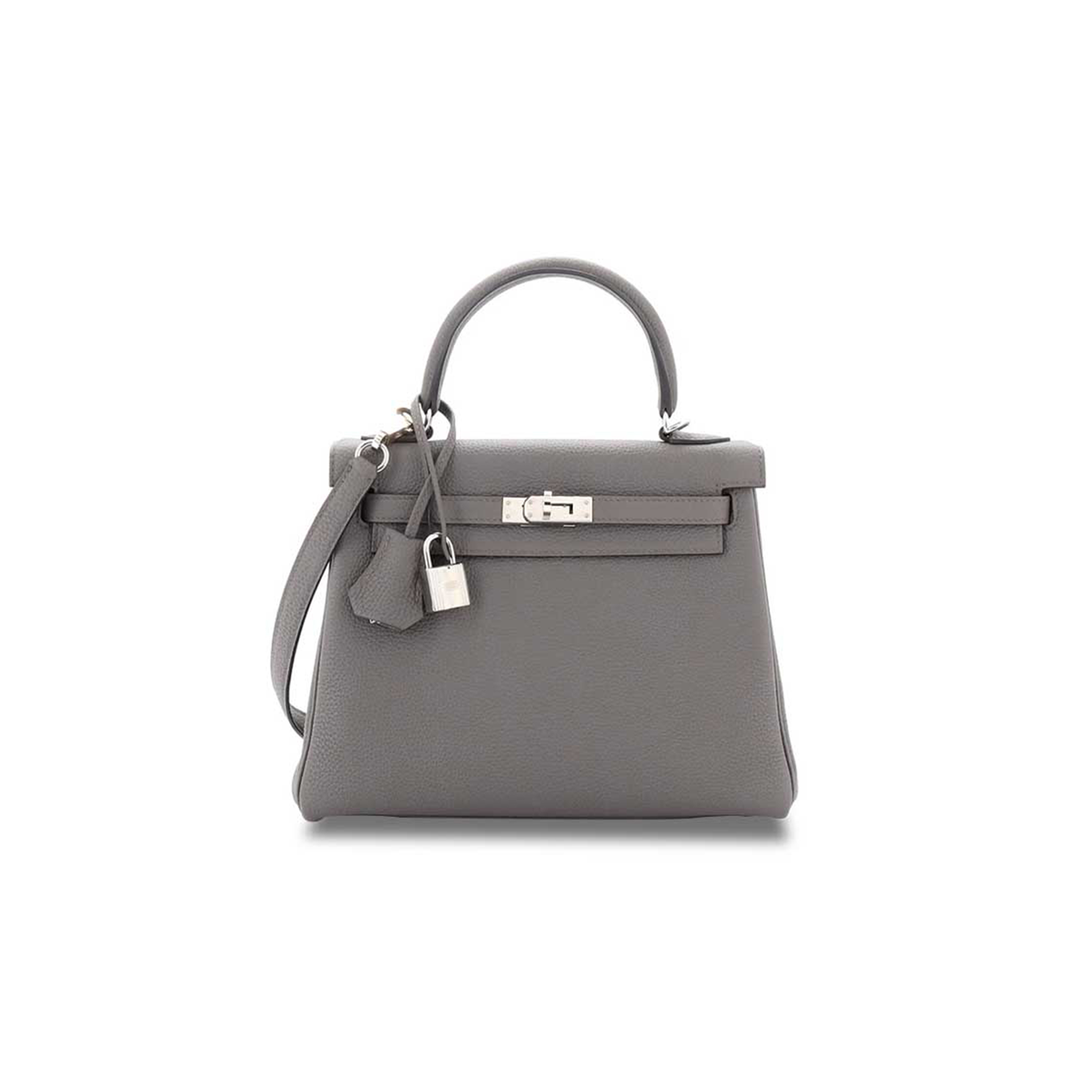 HERMÈS MASTER KELLY 28 TOGO WITH PALLADIUM HARDWARE (28*22*10cm)